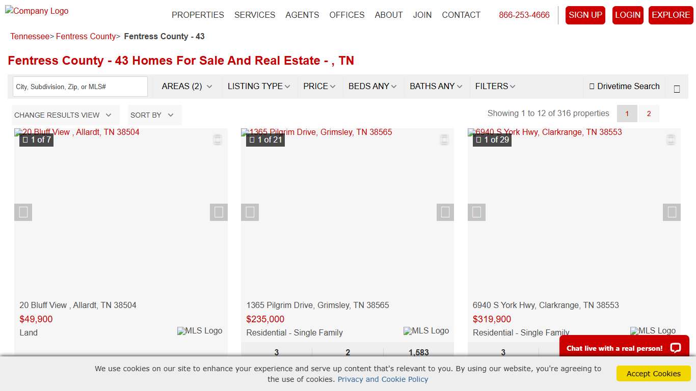 Fentress County - 43, , TN Homes for Sale and Real Estate - Crye-Leike Real Estate Services