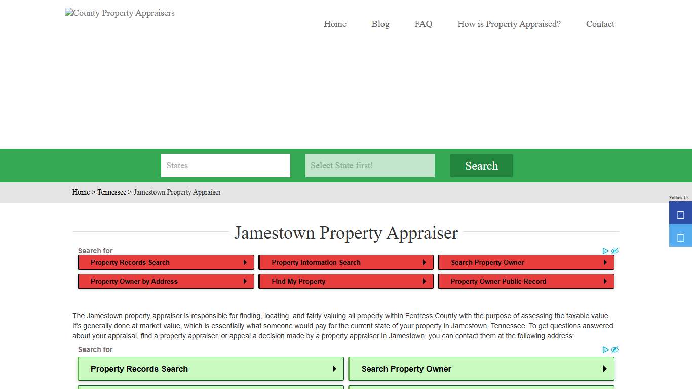 Find Your Local Fentress County Property Appraiser in TN - Countypropertyappraisers.com